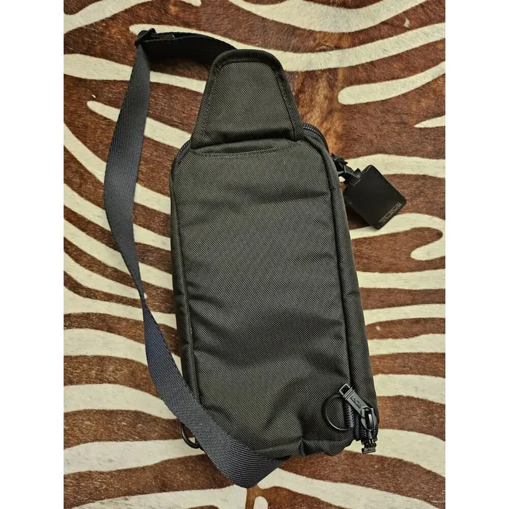 Tumi Alpha Bravo Kelley Chest Pack Sling Bag Black